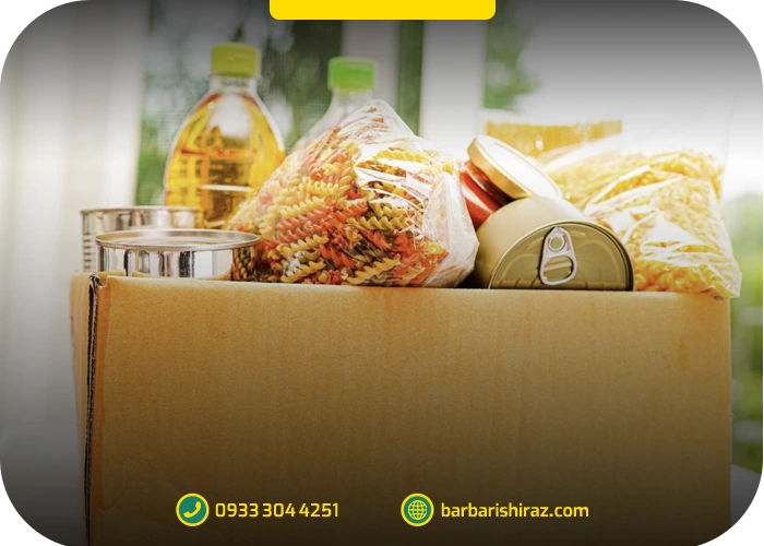 بسته‌بندی وسایل آشپزخانه